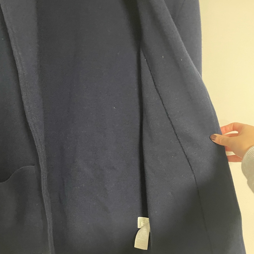 J. Crew Navy Knit Blazer XXS - Picture 5 of 5
